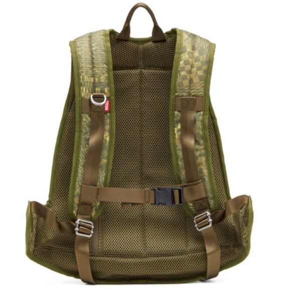 Diesel Backpack 1DR-POD Camo Mens Large Dome Nylon Laptop Sleeve Military Green - Picture 9 of 10